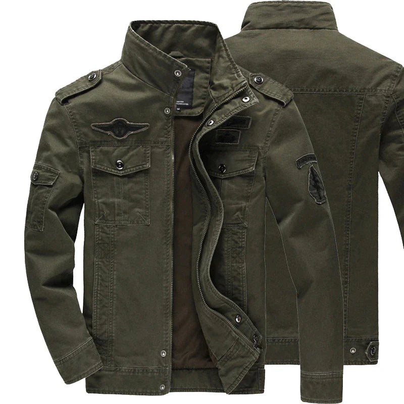WW | Bikerjacke mit langen Ärmeln für Herren Reißverschluss