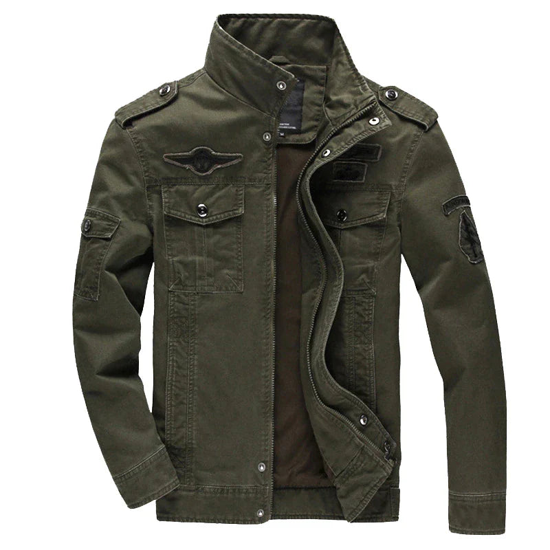 WW | Bikerjacke mit langen Ärmeln für Herren Reißverschluss