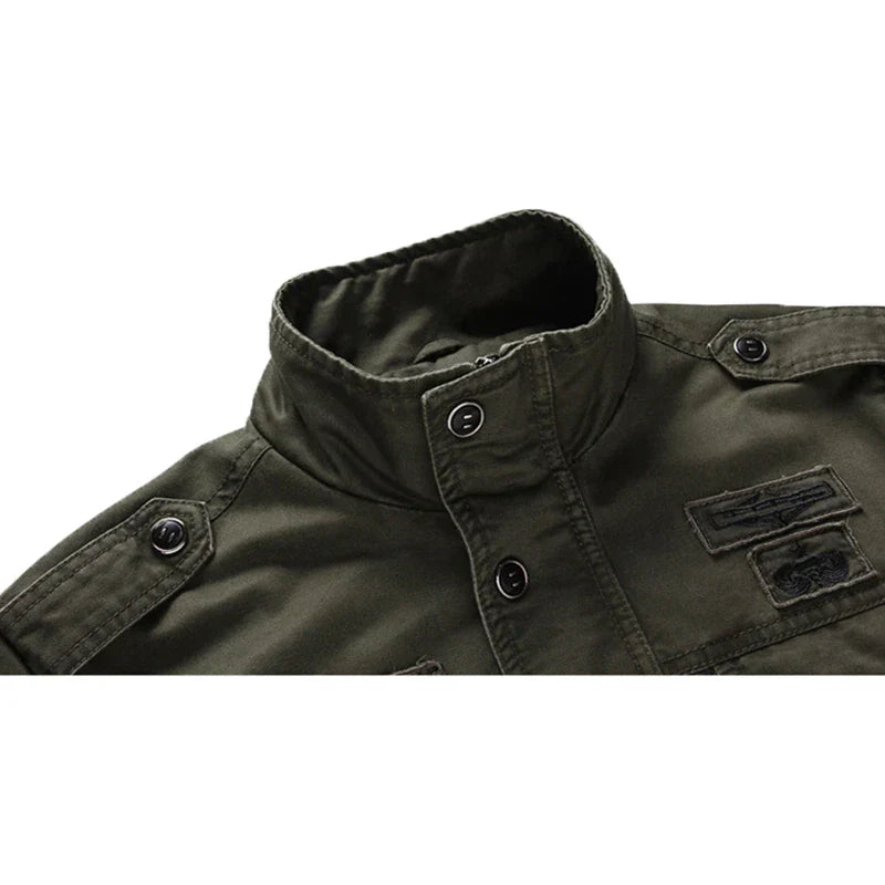 WW | Bikerjacke mit langen Ärmeln für Herren Reißverschluss