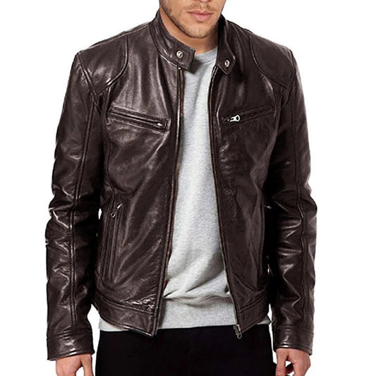 WW | Elegant and High-Quality Men's Casual Motorcycle Jacket