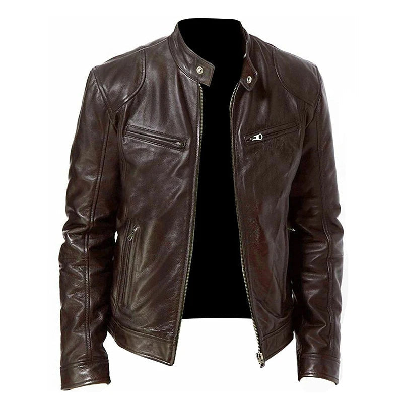 WW | Elegante und hochwertige Motorradjacke für Herren Casual