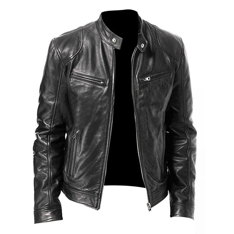 WW | Elegante und hochwertige Motorradjacke für Herren Casual