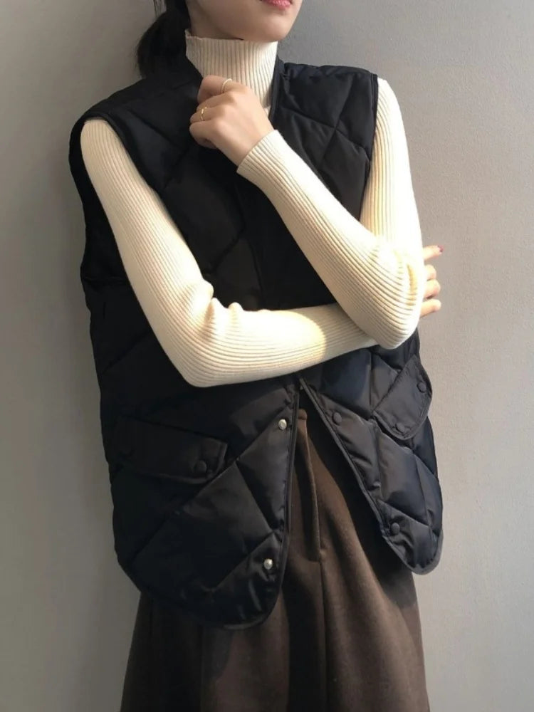 WW | Quilted Bomber Vest
