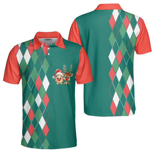 WW | Vintage Christmas 80s Men's Polo Shirt