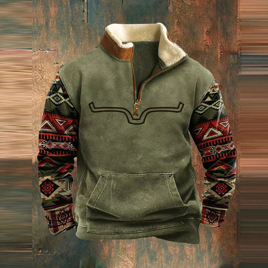 WW | Vintage Halb-zip Jacke für Männer