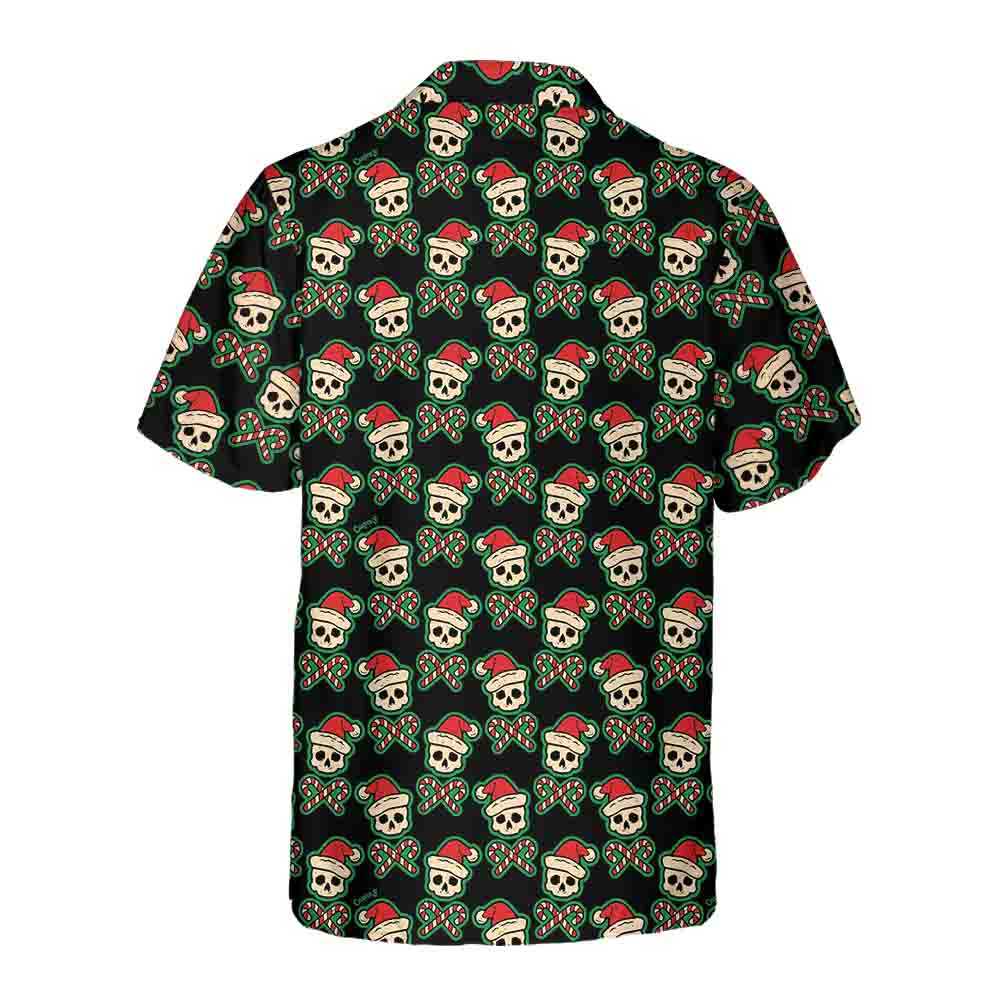 WW | Vintage-Pirat-Santa-Schädel-Hawaiian-Shirt, Lustiges-Weihnachts-Santa-Shirt, Bestes-Geschenk-für-Weihnachten
