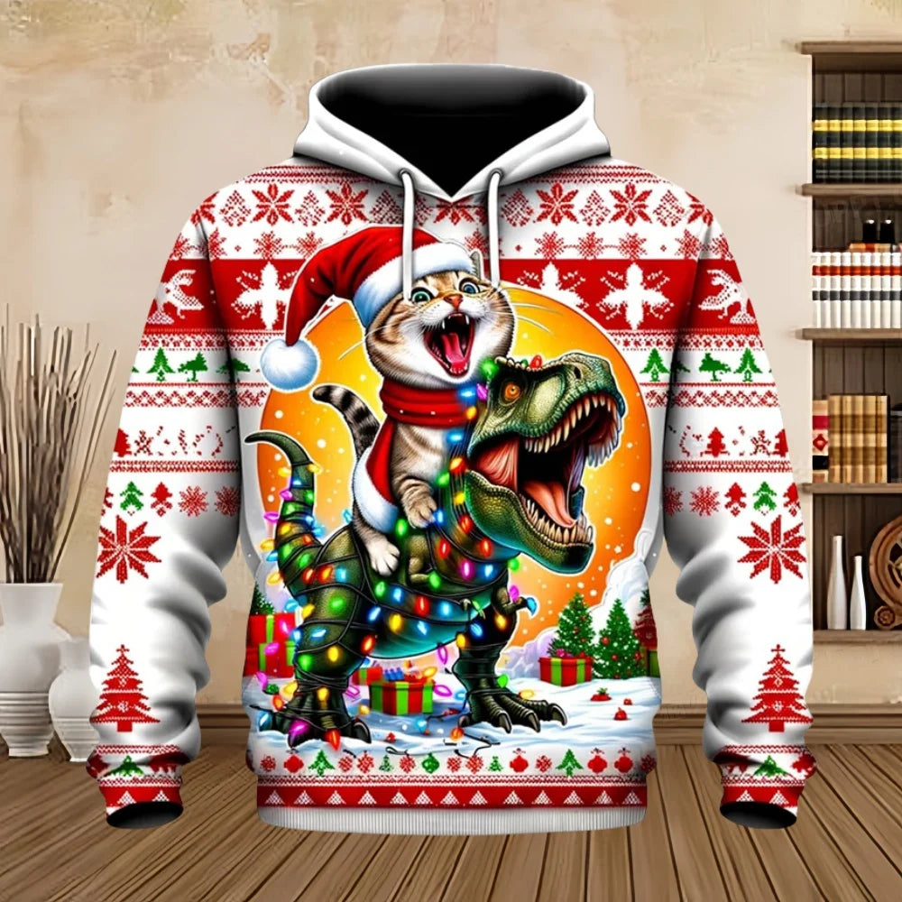 WW | Weihnachts-Pullover mit Print - Bequemes & Stilvolles Sweatshirt für die Feiertage
