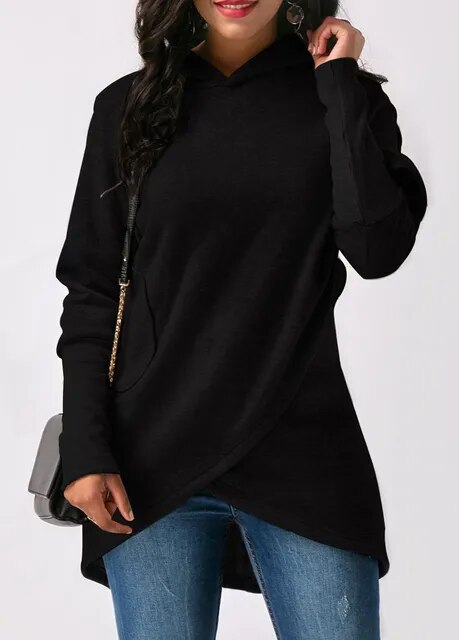 WW | Elegant sweater with an asymmetrical cut