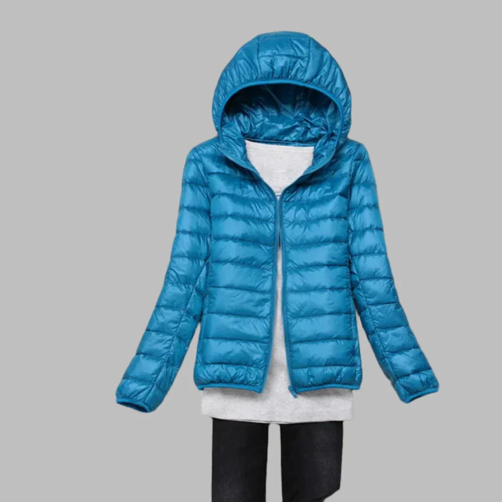 WW | Ultralight, Packable Hooded Down Jacket for Women