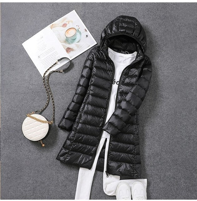 WW | Down Coat with Detachable Hood Women's