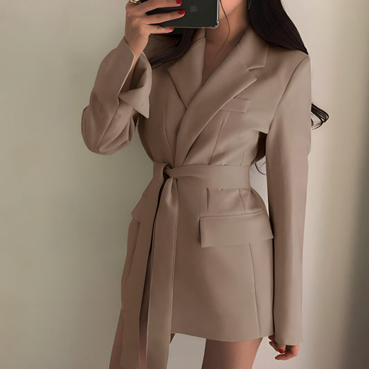 W&W - Elegant Blazer with Belt