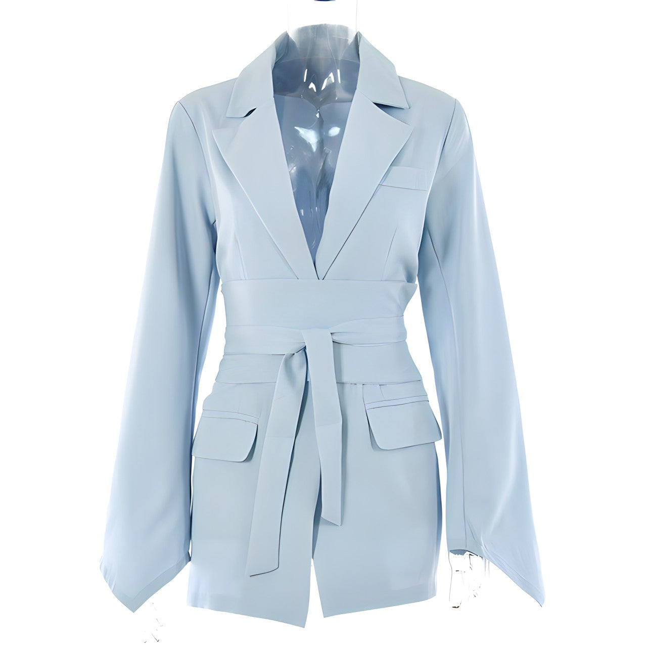 W&W - Elegant Blazer with Belt