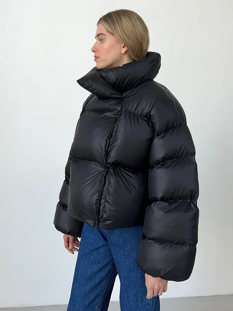WW | Winterjacke Warm Kapuze Pufferjacke Daunenjacke