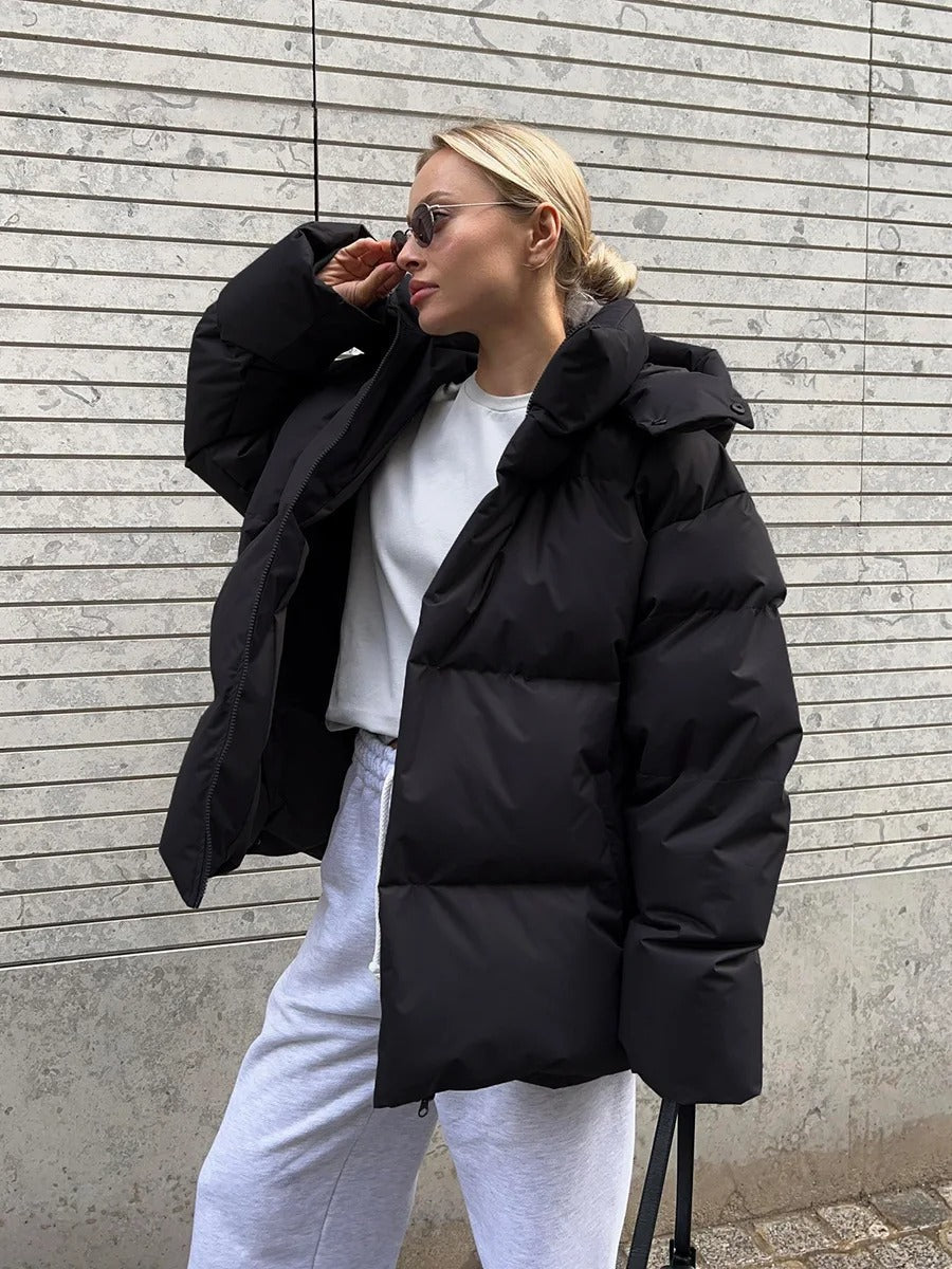 WW | Winterjacke Warm Kapuze Pufferjacke Daunenjacke