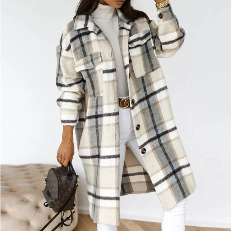 WW | Long & Trendy Wool Jacket