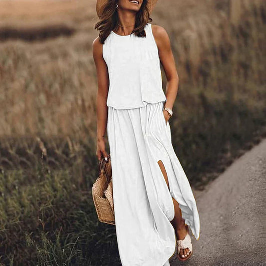 WW | Relaxed White Maxi Dress