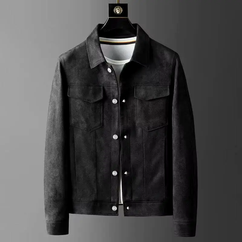 WW | Men's Suede Denim Jacket, Stylish & Timeless