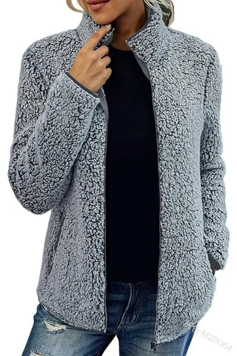 WW | Warming jacket with stand-up collar and zipper