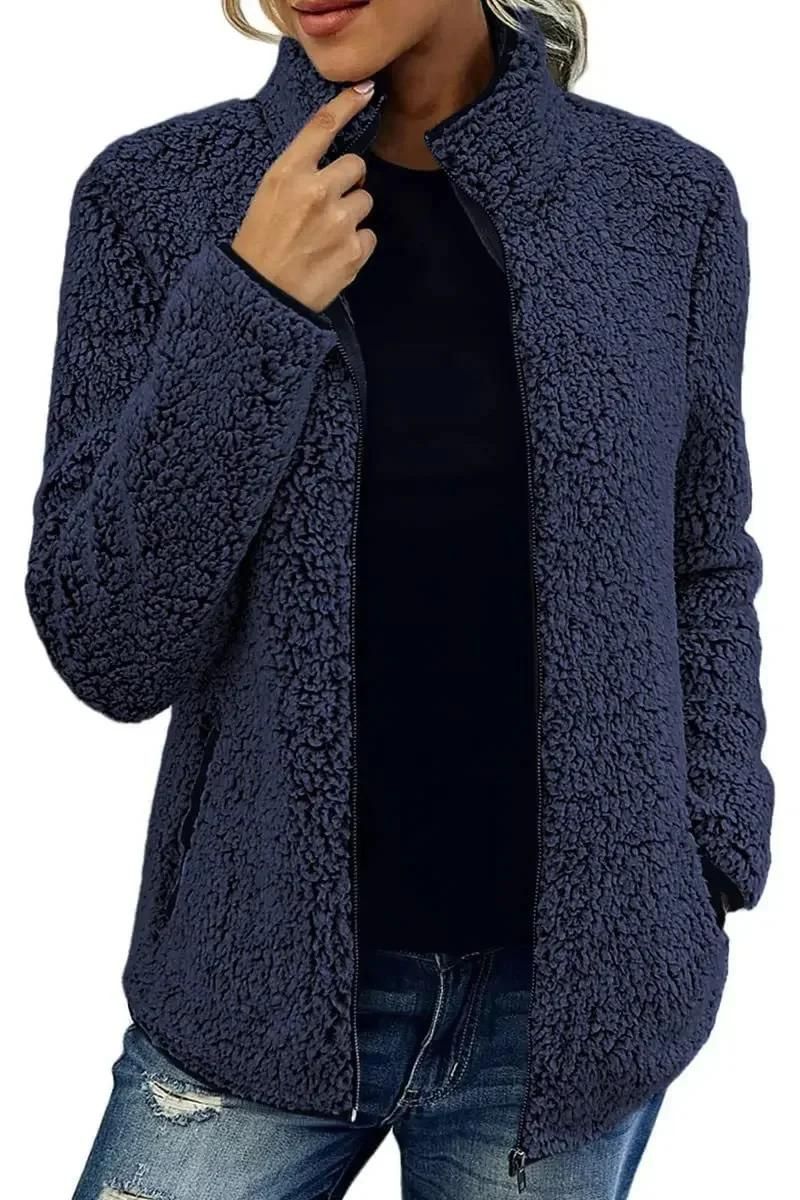 WW | Warming jacket with stand-up collar and zipper