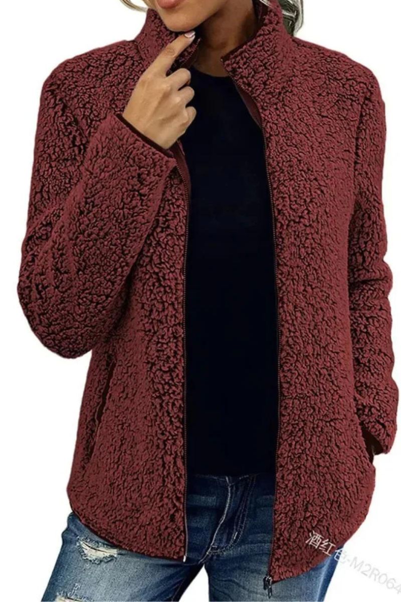 WW | Warming jacket with stand-up collar and zipper