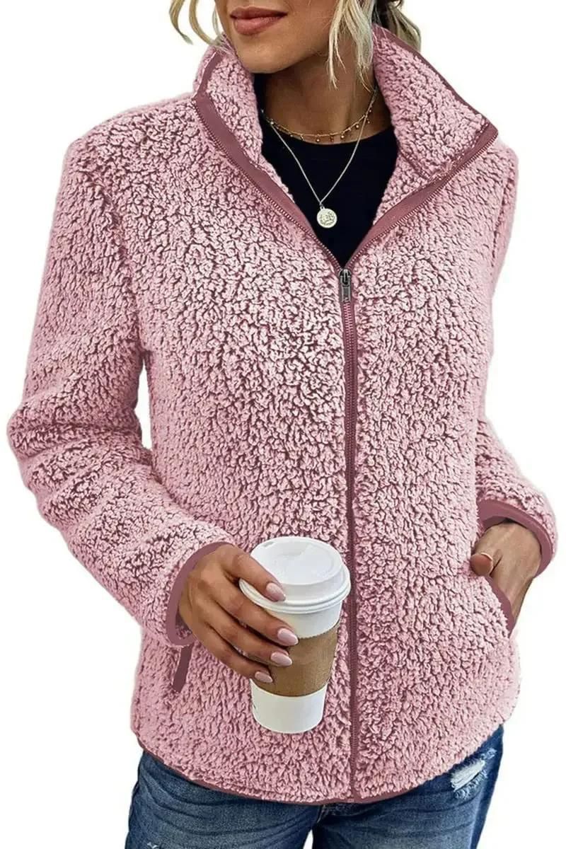 WW | Warming jacket with stand-up collar and zipper