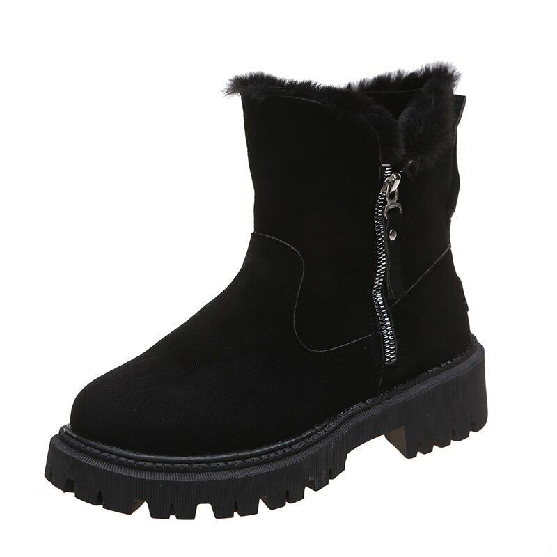 WW | Winterstiefel für Damen Warme, wasserdichte Damen-Winterschuhe