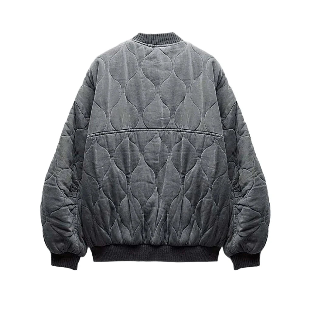 WW | Damen Lockere Passform Winterjacke Gequiltetes Design
