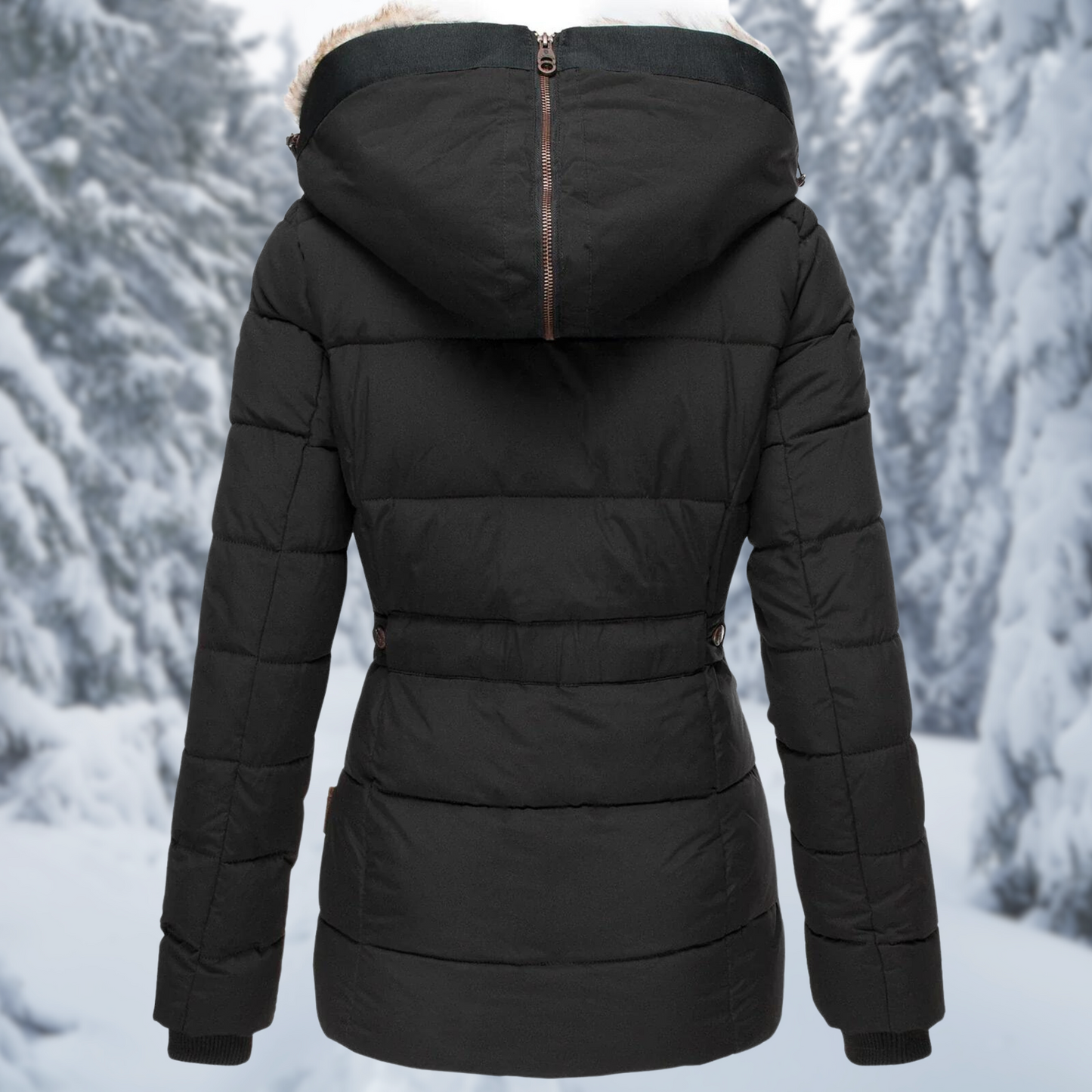WW | Damen Winter Daunenjacke - Mit Kapuze