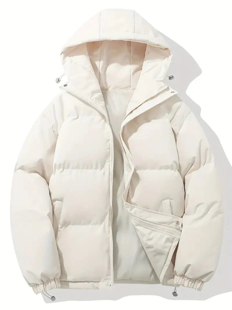 WW | Men's Winter Quilted Jacket with Hooded Design