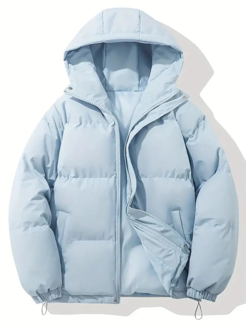 WW | Men's Winter Quilted Jacket with Hooded Design