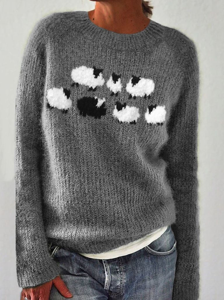 WW | Pullover with long sleeves and print