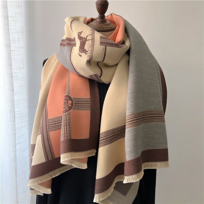 WW | Scarf - elegant women's oversized wrap