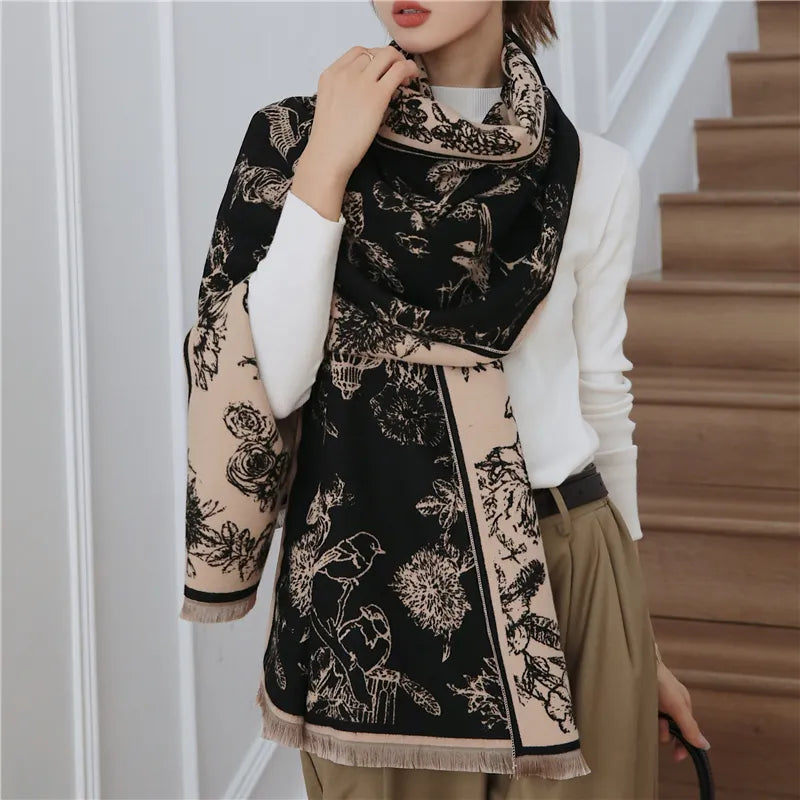 WW | Scarf - elegant women's oversized wrap