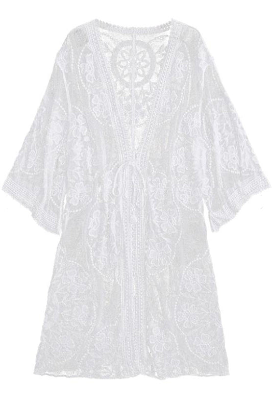 WW | Transparenter Kimono Überwurf