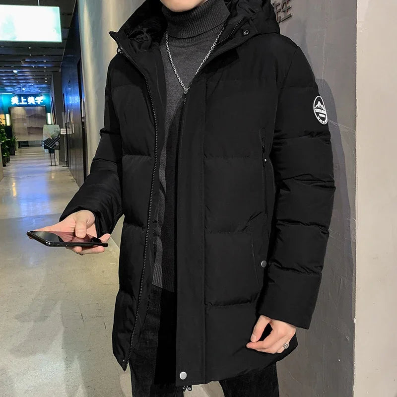 WW | Herren Winterjacke Mit Langarm Und Bequemer Passform Stil