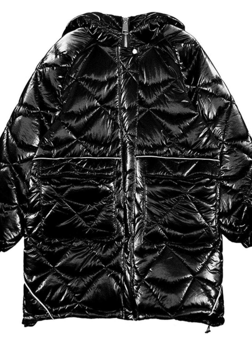WW | Oversized Jackets & Coats Hooded Coats Green Asymmetrical Drawstring Hem Women's Parka