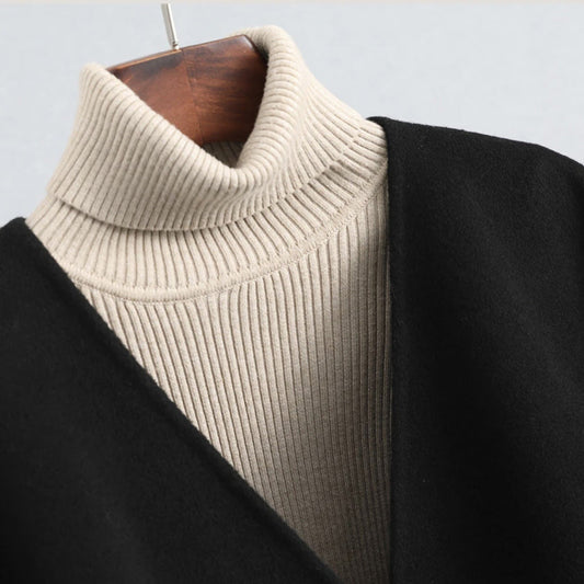 WW | Soft Wool-Blend Mantel - Stilvolle Damenoberbekleidung