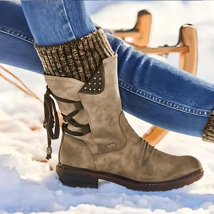 WW | Elegante Lederstiefel für Damen