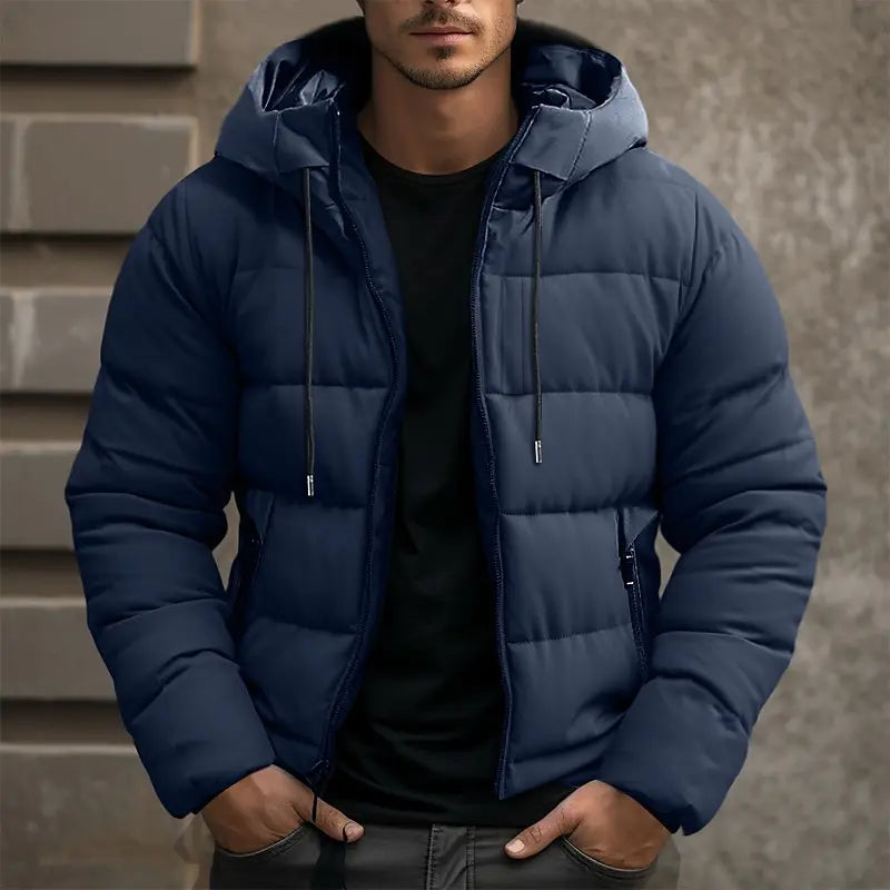 WW | Leichte warme Pufferjacke für den Winterstil von Herren