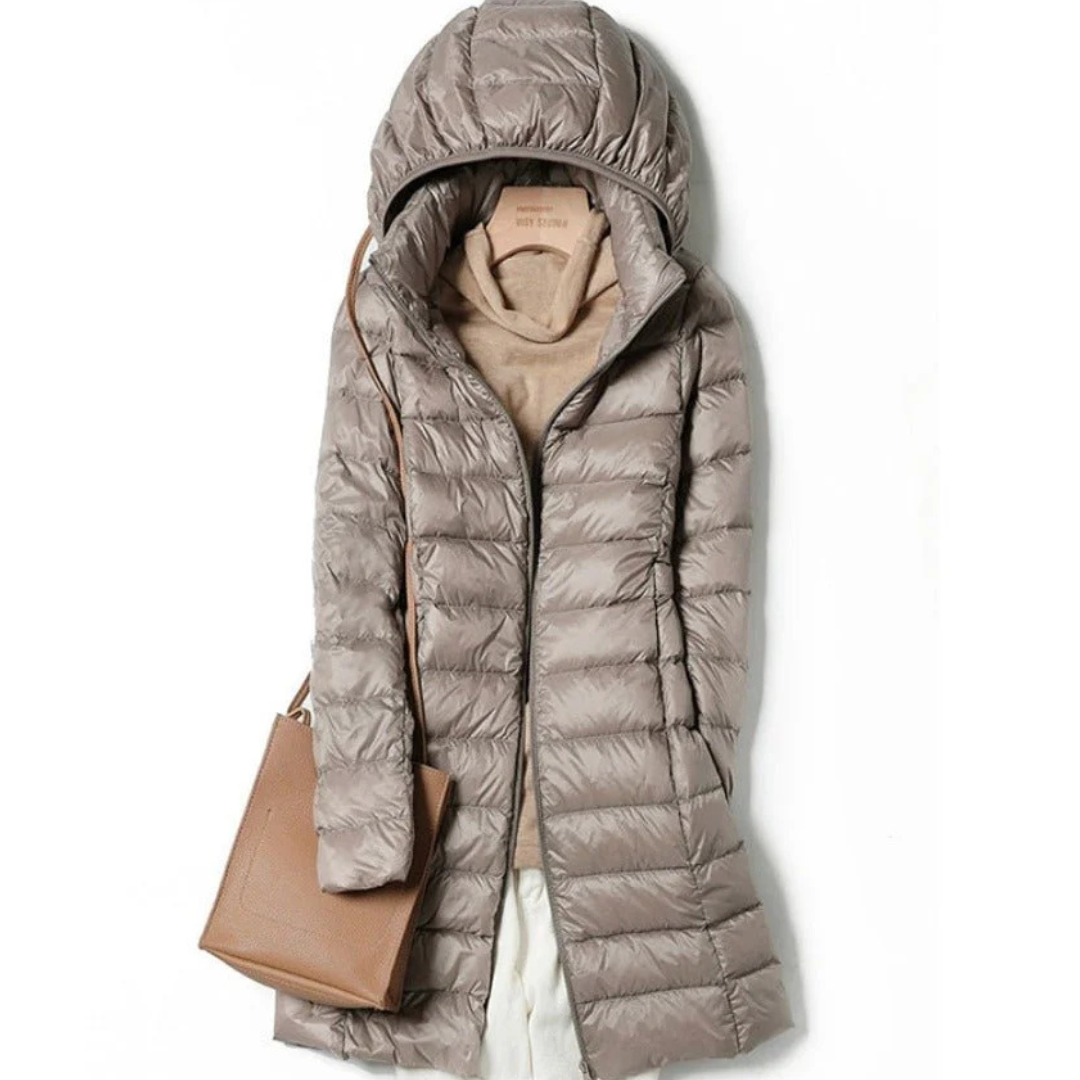 WW | Stilvolle Damen Winter Puffer Jacke mit Kapuze - Gemütlich und Warm