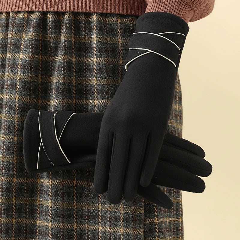 WW | Warm Velvet Gloves for Women