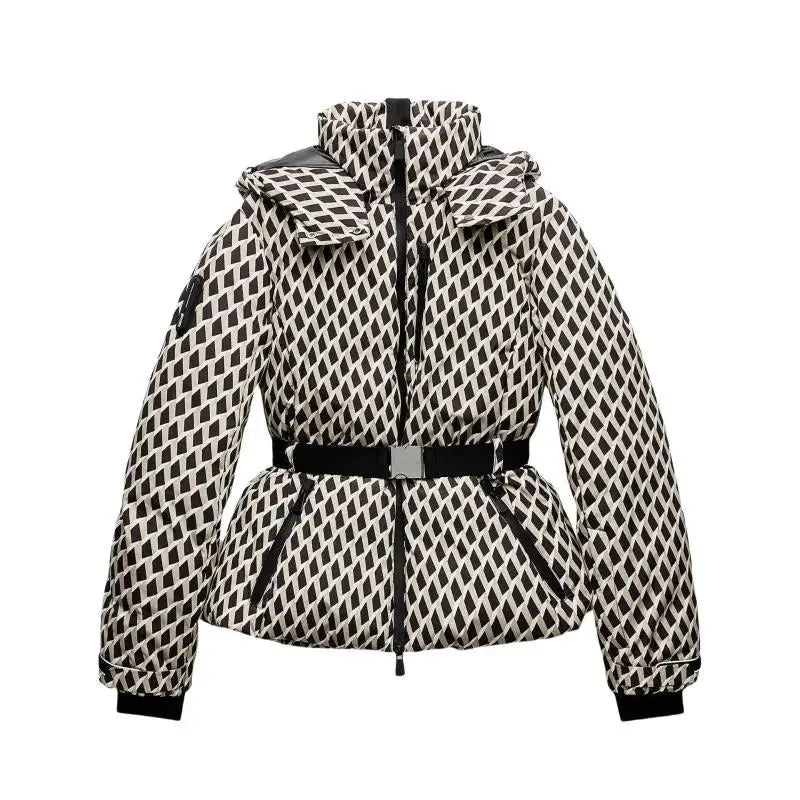 WW | Wasserabweisende Pufferjacke Damen mit Taillengürtel