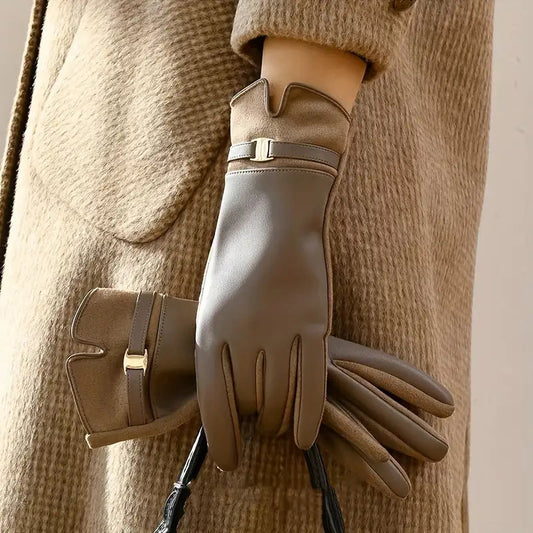 WW | Waterproof Leather Gloves for Winter