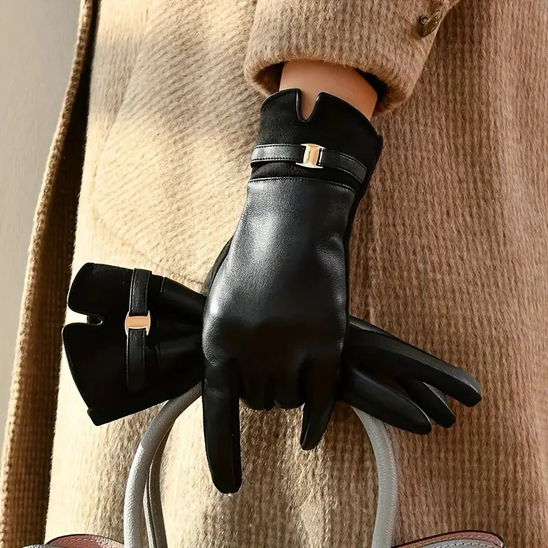 WW | Waterproof Leather Gloves for Winter