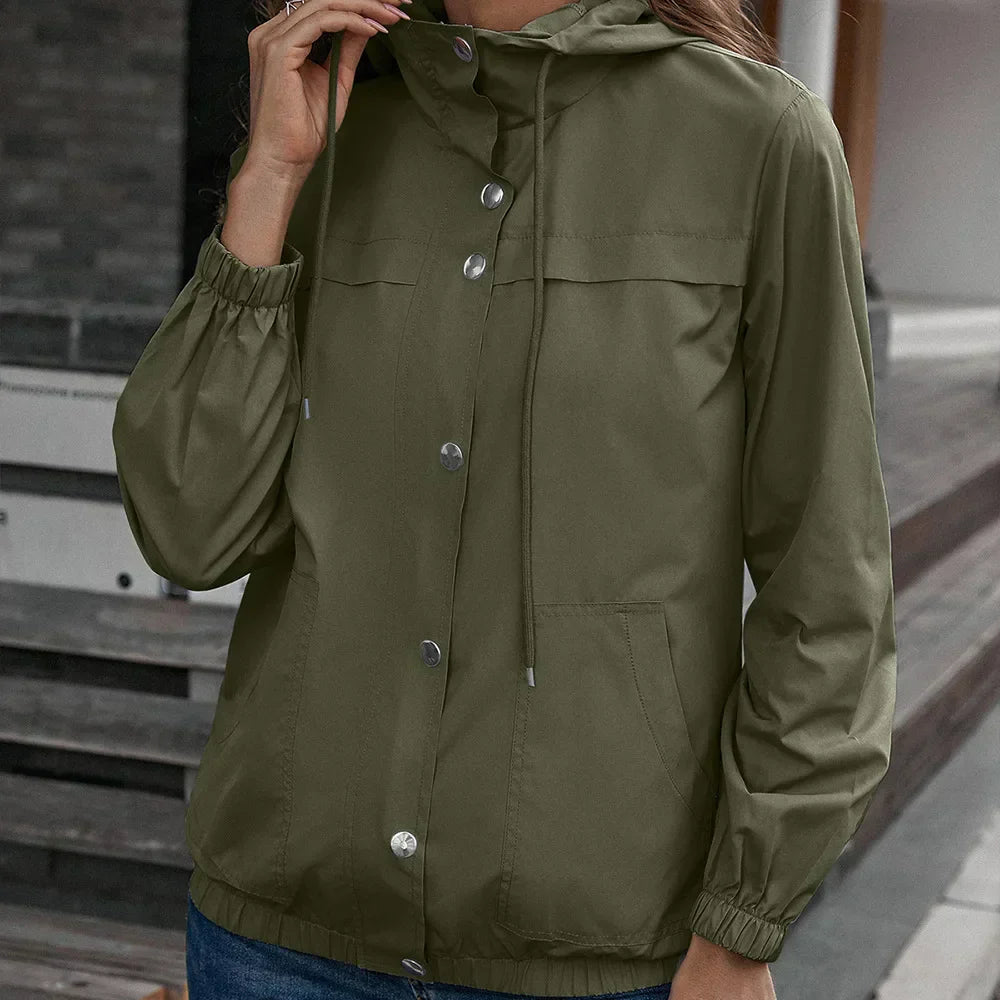 WW | Waterproof Trench Coat with Hood