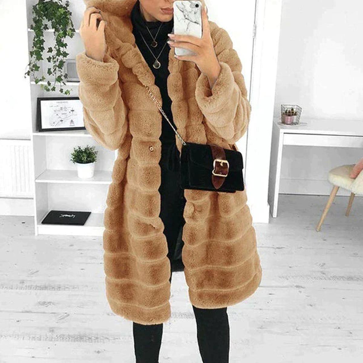 WW | Water-Repellent Faux Fur Coat for Outdoor Protection
