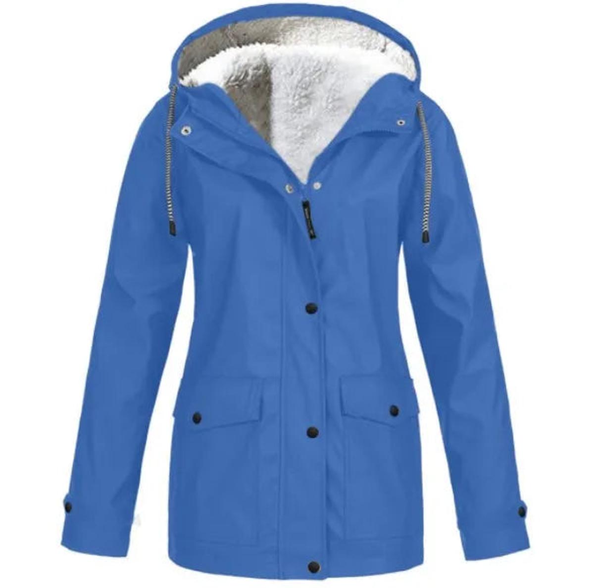 WW | Fleece Außenjacke mit Kapuze - Damenjacke