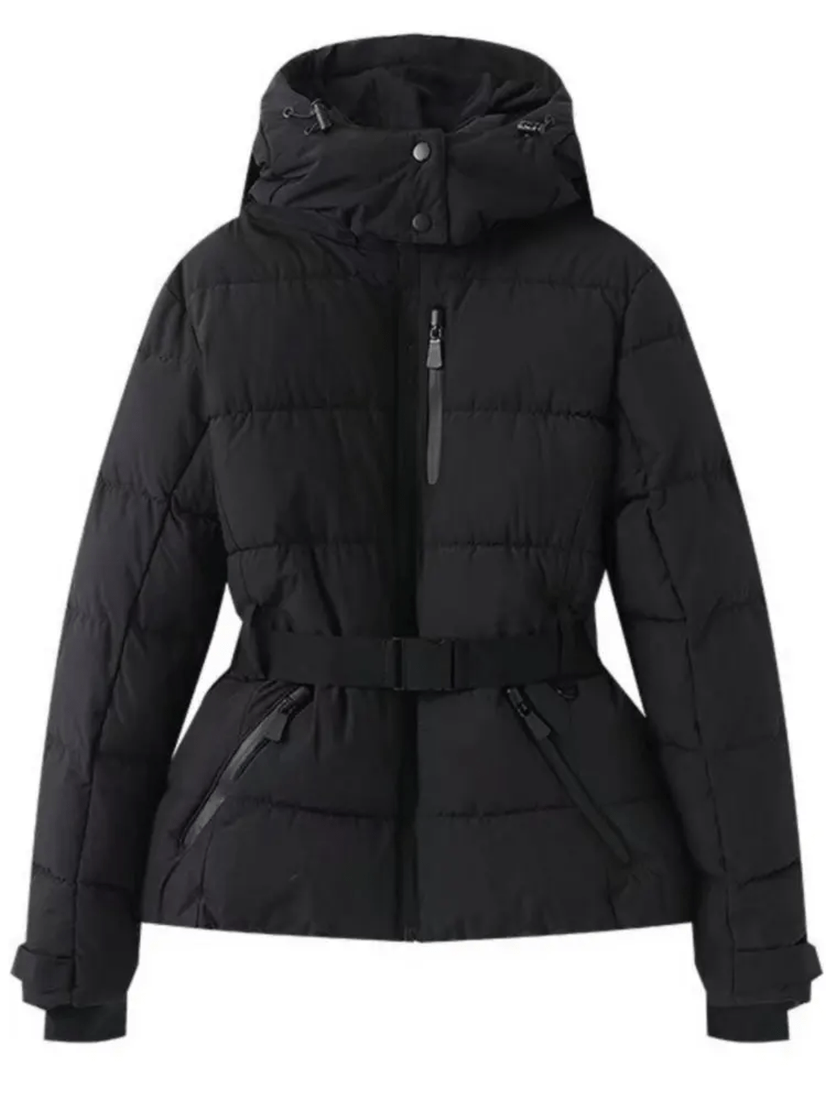 WW | Wasserdichte Isolierte Puffer Ski Jacke mit Gürtel
