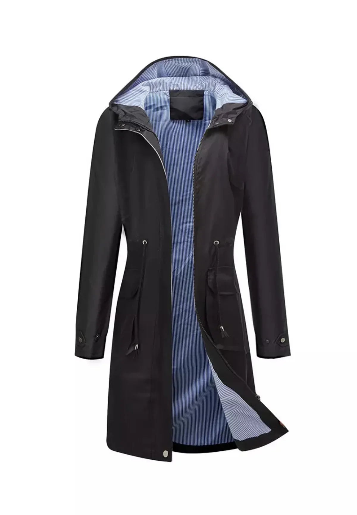 WW | Wasserdichter Over Knee Regen Trenchcoat