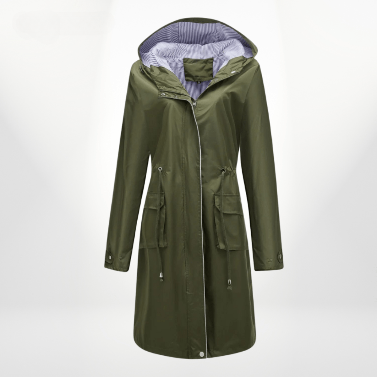 WW | Wasserdichter Over Knee Regen Trenchcoat